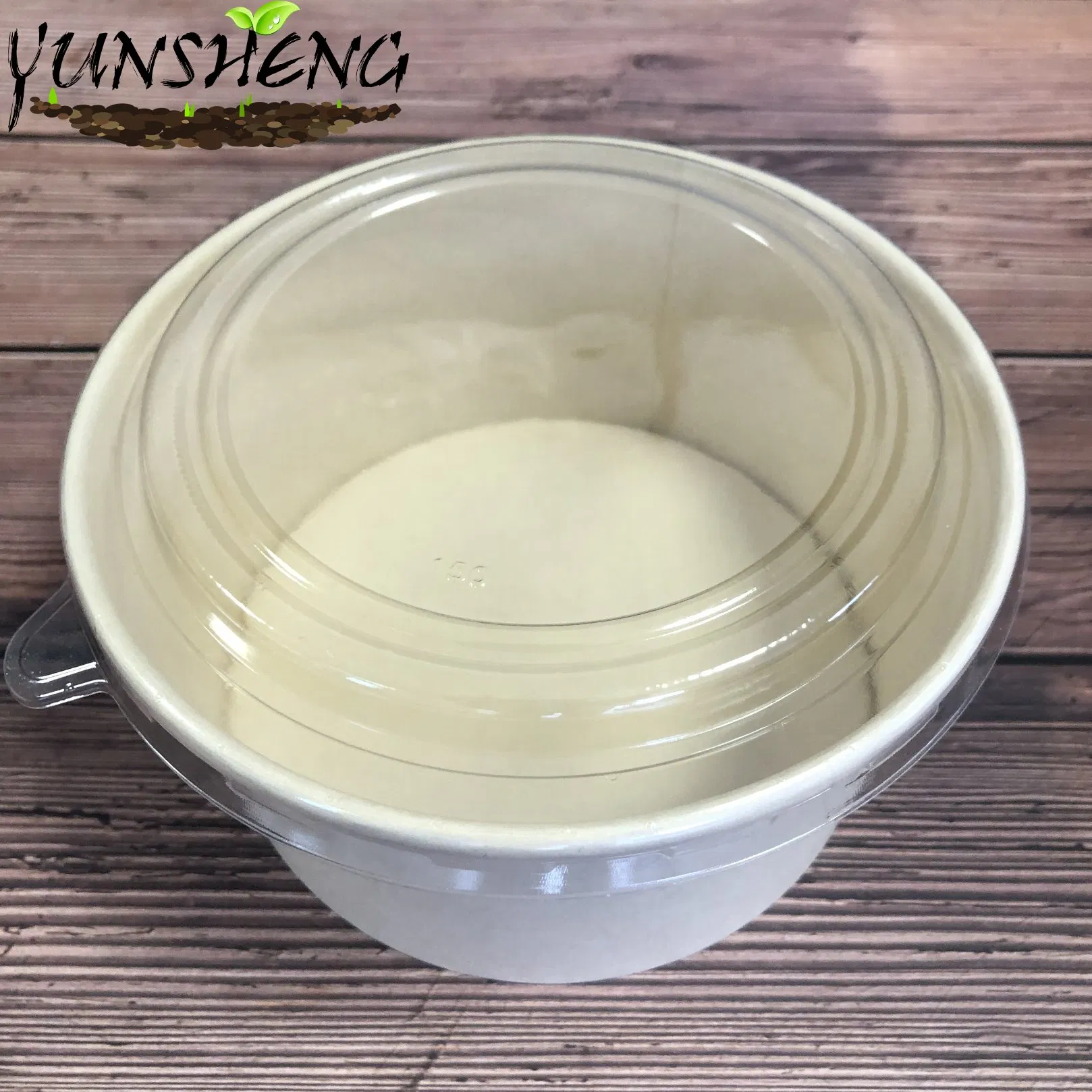 Disposable Compostable Salad Bowl Kraft Paper Bowl with Lid