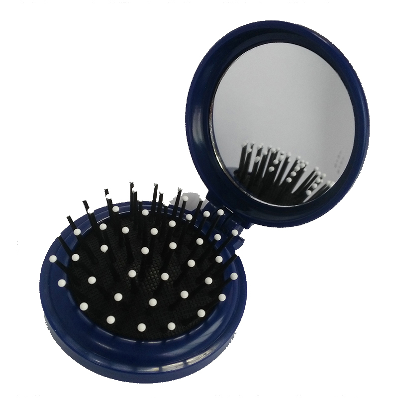 Mini Foldable Plastic Comb with Mirror, Promotional Gift Travel Comb Mirror Set, Promotional Comb, Promotional Mirror