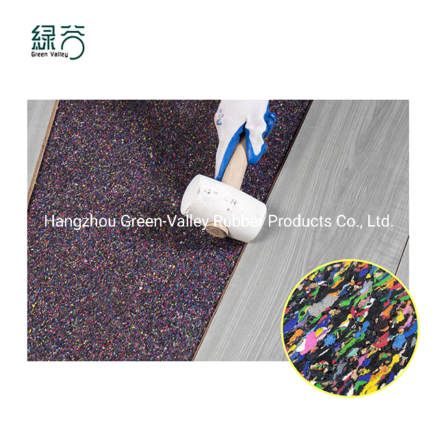 3mm 5mm Soundproof Rubber Underlay Material Sound Absorbent for Sports Floor