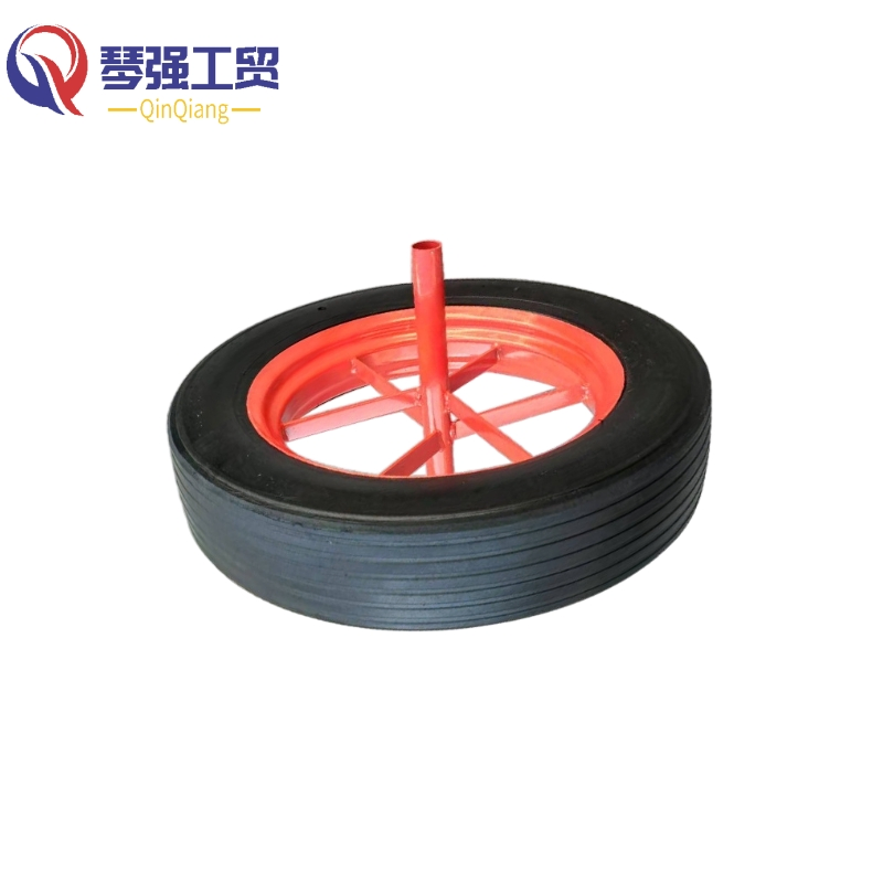 Durable 14inch Solid Rubber Wheels for Wheelbarrows in Africa