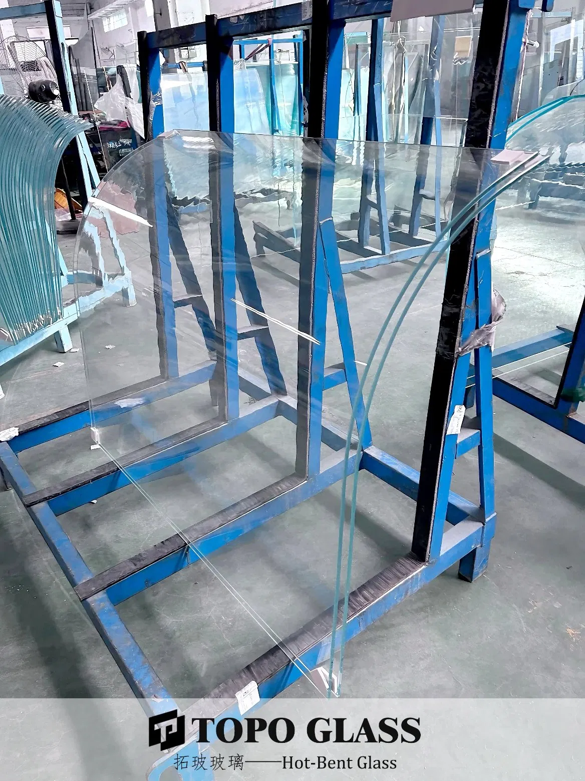 Curved Glass Bent Tempered Glass for Architectural Applications