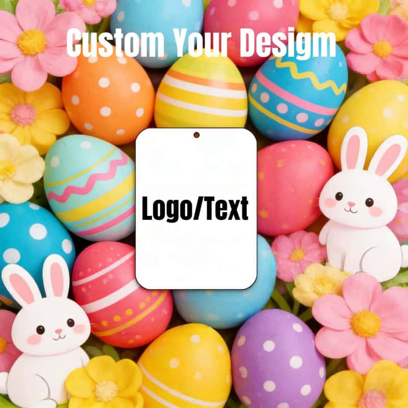 Easter Theme Customized Fragrances Paper Air Freshener Double-Sided Ideal Holiday Gift