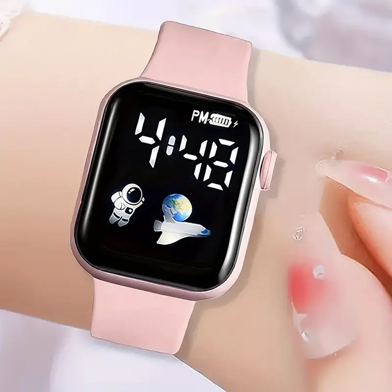 Watch Set Girl Gift Cute Cartoon Gold Jewelry