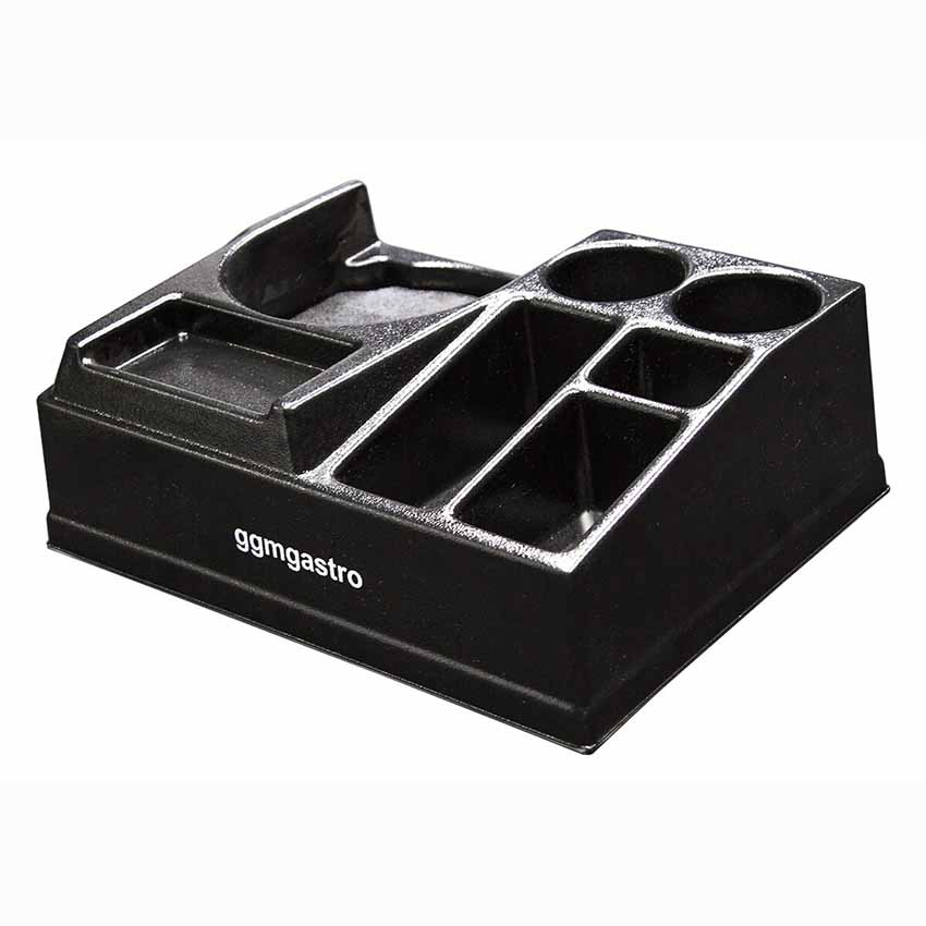 Rectangular Plastic Teapot Water Cup Holder Hotel Coffee Service Acrylic Tray Ksv1