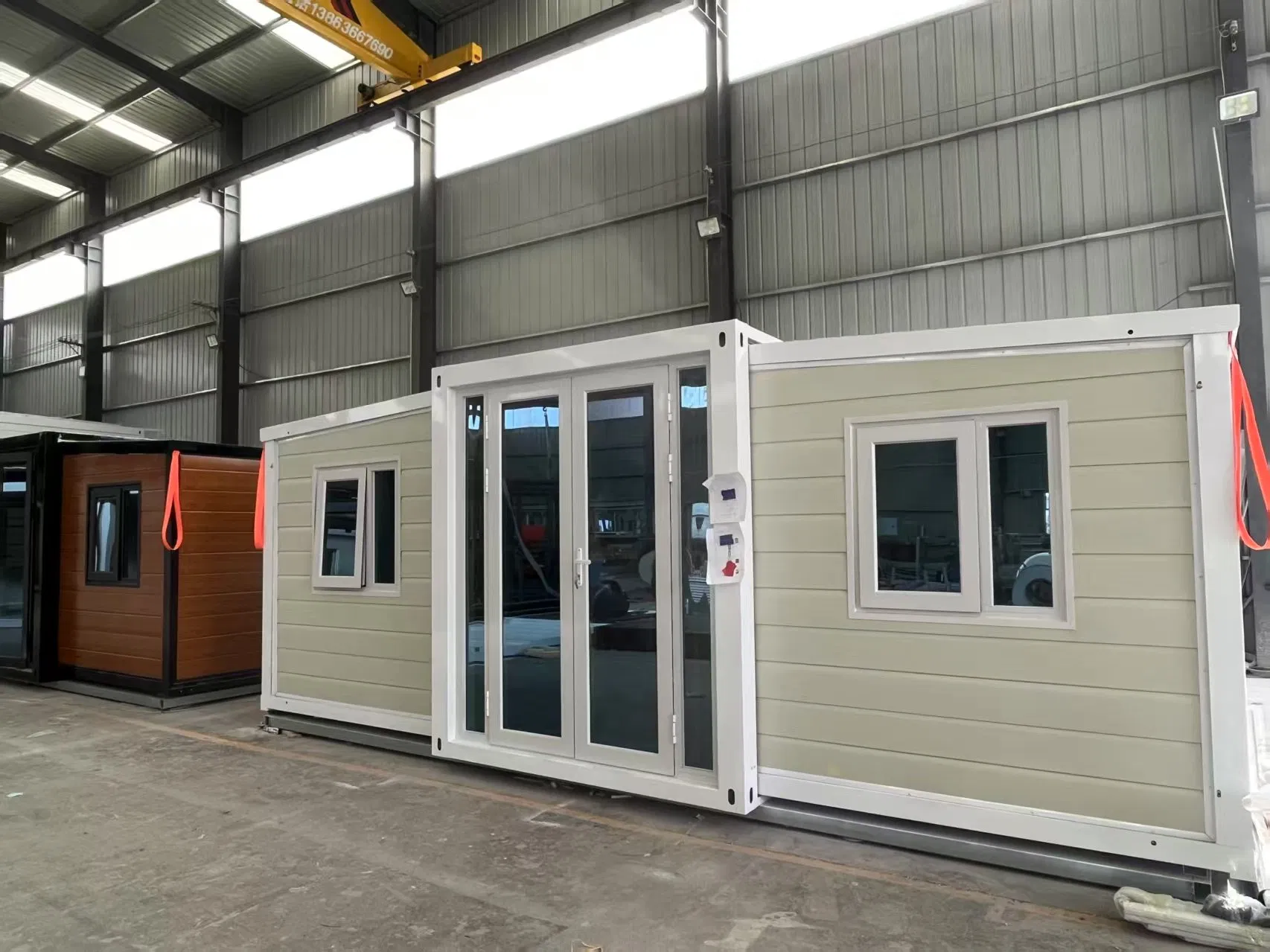 Контейнерный дом 20FT с раскладными крыльями