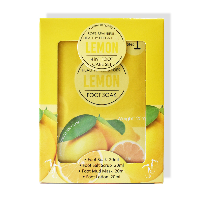 Factory Price Feet Scrub Peeling off Lemon Moisturizing Exfoliating Foot Soak Pedicure Salt