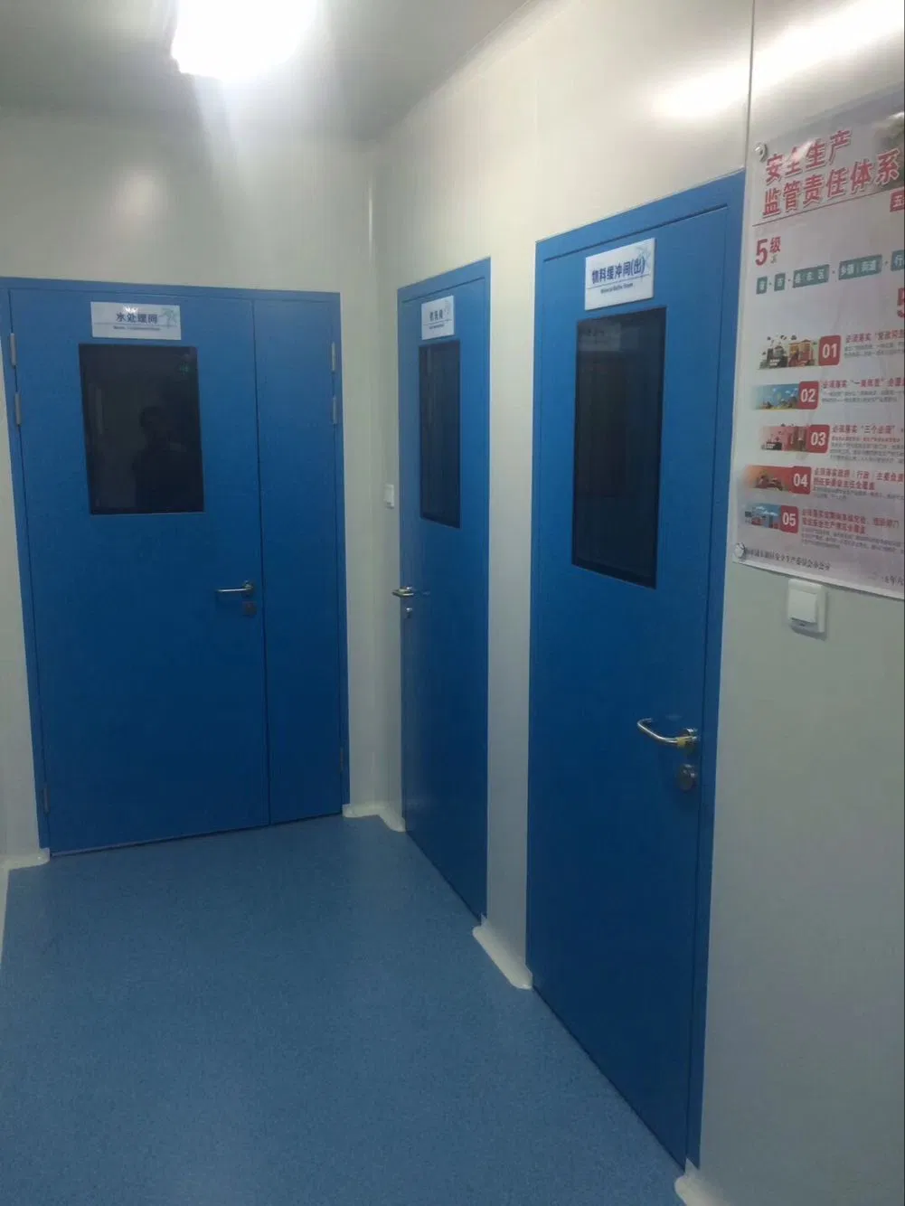 Stainless Steel Sliding Clean Door for Hospital