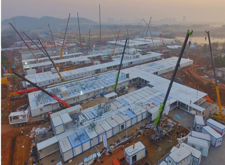 Integrated Housing Movable Container House with Bathroom Toilet for Medical Resettlement Area
