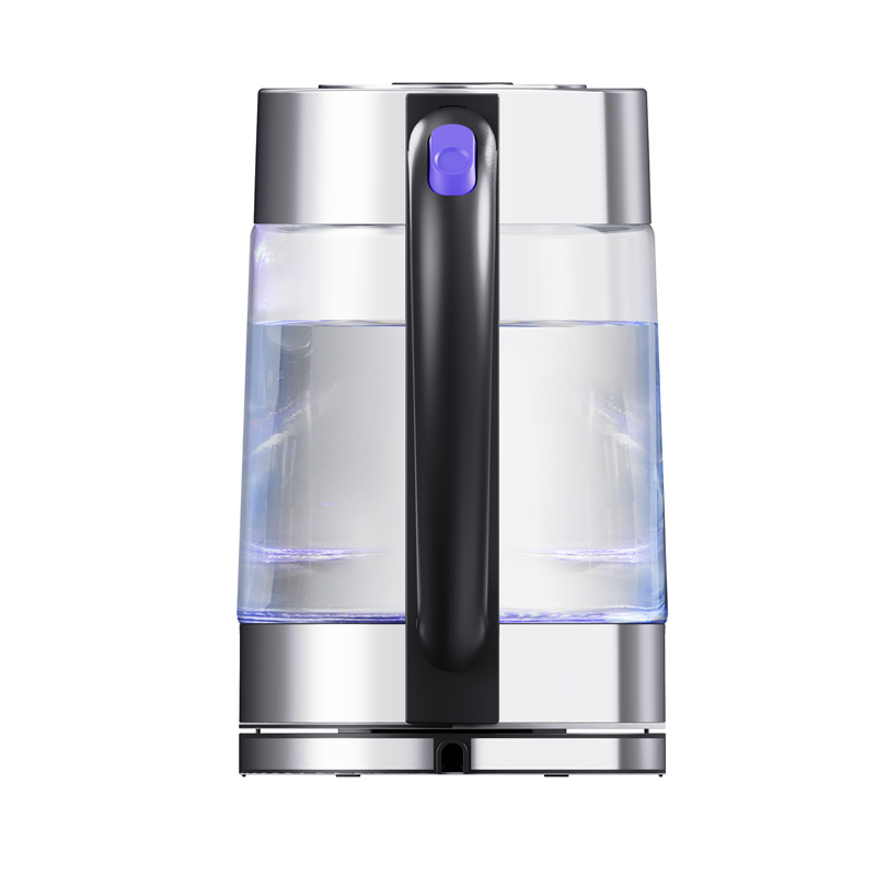CE LFGB 2.2L Glass Electric Hot Water Tea Kettle with Blue Light Anti-Dry Burning Household Water Kettle