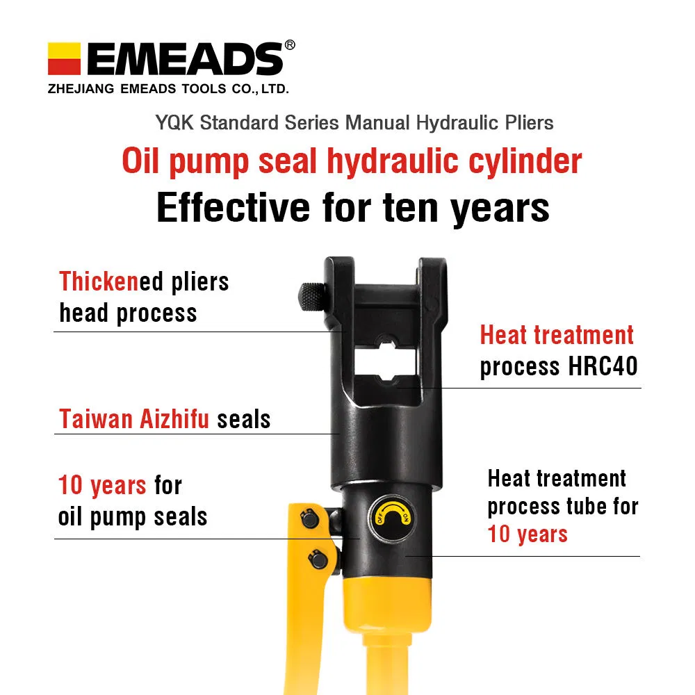 Emeads Yqk-30o Hand Hydraulic Crimping Tools High-Quality Hydraulic Tools for Effective Crimping