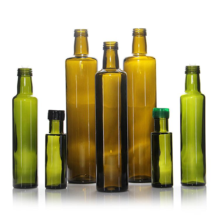 Durable Amber Glass Bottles for Optimal Olive Oil Storage