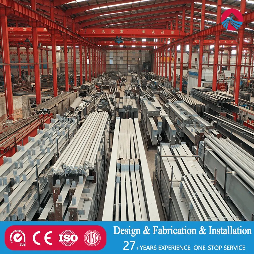 Blast-Resistant Steel Structure Workshop for Petrochemical Machinery Repair with Explosion-Proof Lighting Acid-Resistant Flooring Aisc ISO Certified
