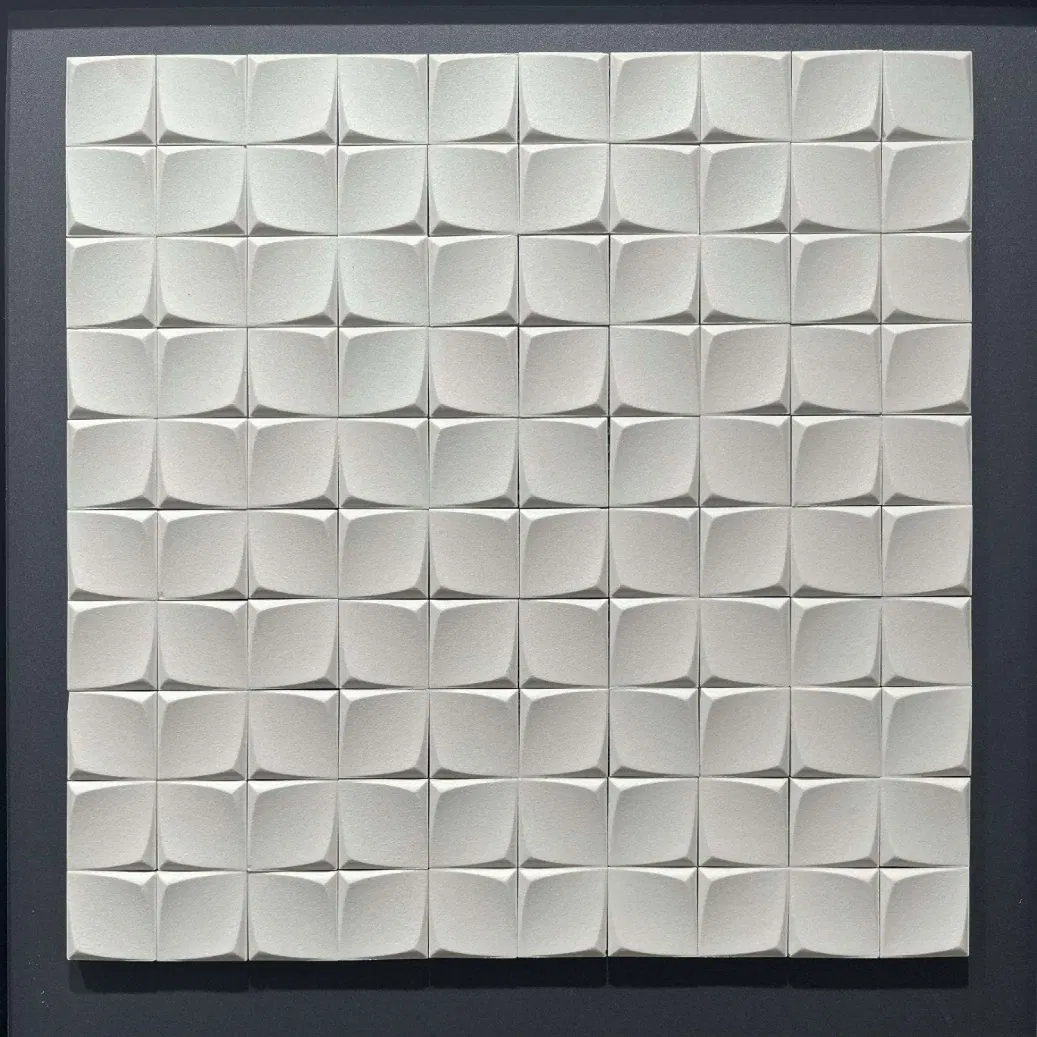 Modern 3D Mosaic Art PU Acoustic Diffuser Foam Panel Background Wall for Interior Studio Hotel Graphic Design Sound Absorbing