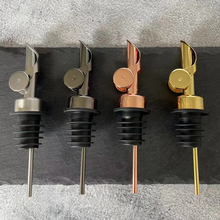 Leak-Proof Cooking Oil Vinegar Olive Oil Bottles Pourer Dispenser Spouts for Liquor Wine