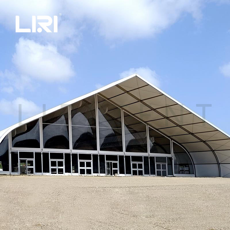 Russian Aluminum Frame Prefabricated TFS Helicopter Hangar Warehouse
