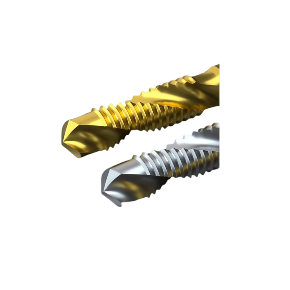 Premium High-Speed Steel Spiral Flute Drill and Tap Bits Set