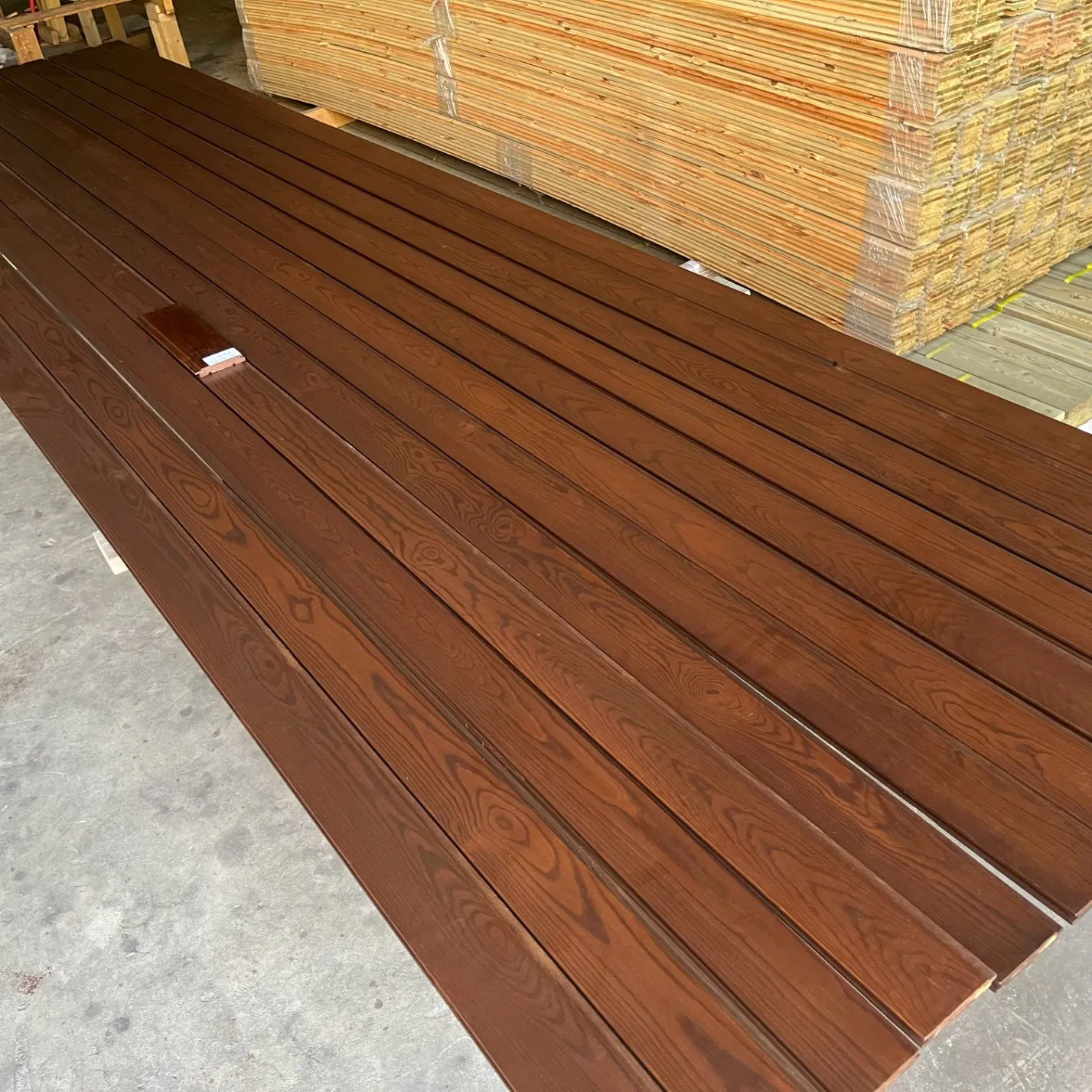 30-Year Desired Life Clear Grade with Clear Coating Carbonized Thermowood Shou Sugi Ban Outdoor Exterior Charrred Burnt Facade Wood Timber Wall Paneling