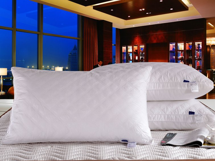 Custom Cheap Washable Hotel Bamboo Pillow Well Sleep Down Cotton Insert Micro Fiber Bed Pillows