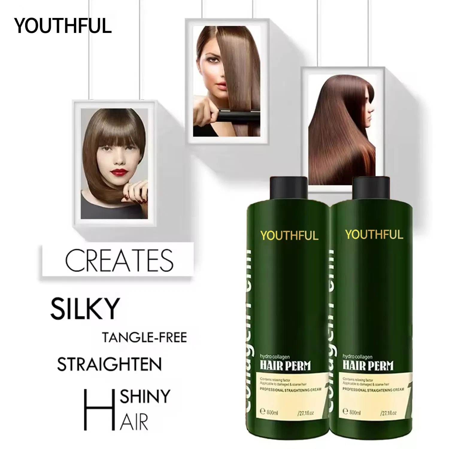 Best Permanent Organic Argan Oil Hair Keratin Straightening Cream