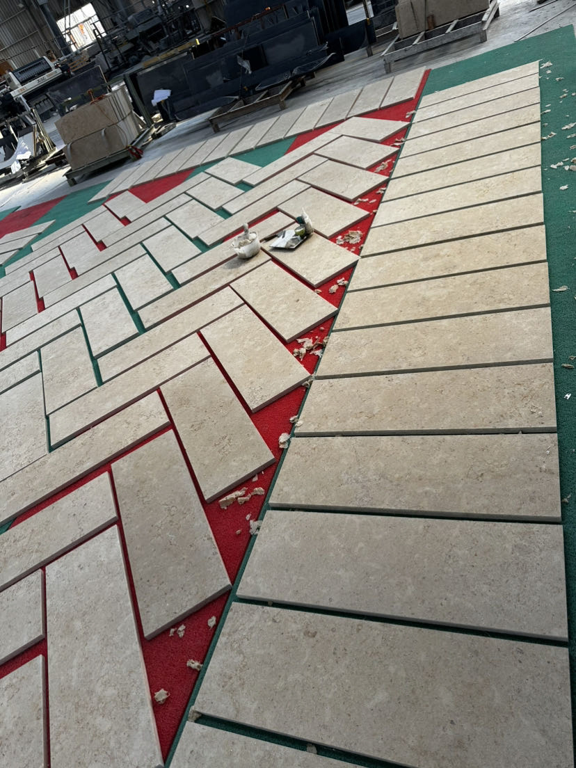 Beige/Grey/ Golden/ White Limestone Tiles for Hotel Wall and Flooring