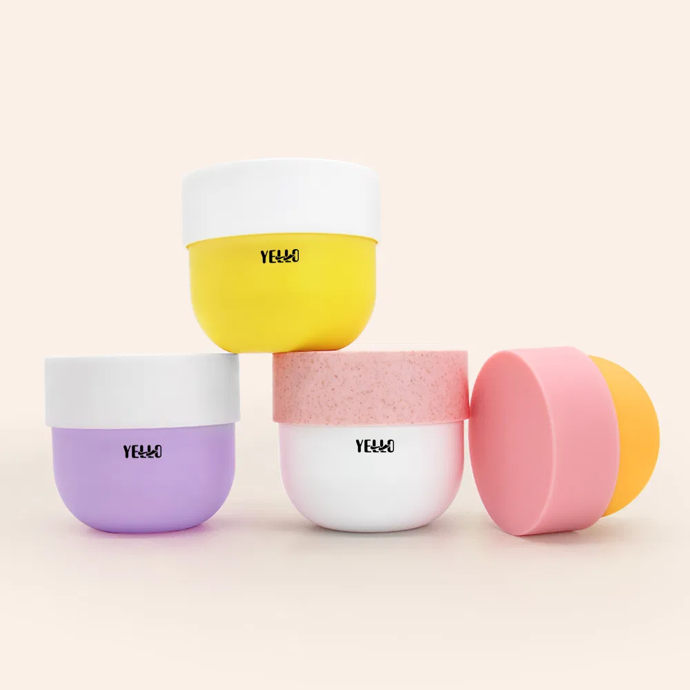 OEM Custom Matte Bowl Shape 100g 150g 200g 250g 300g 500g PP Plastic Hair Mask Body Scrub Butter Container Cosmetic Jars with Lids for Skincare Packaging