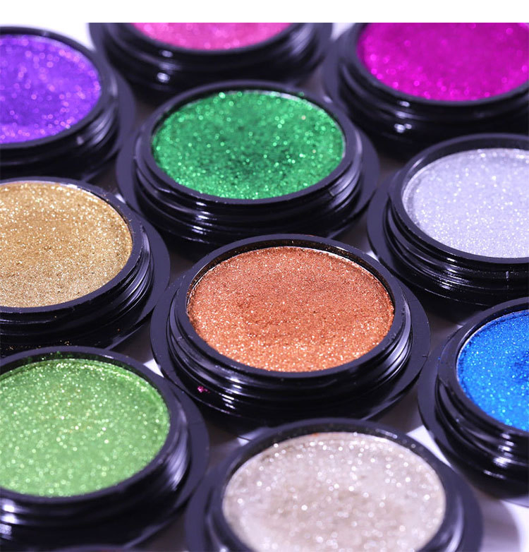 High Grade Multi Color Private Logo Chrome Metal Mirror Solid Powder for Nail Art Eyes
