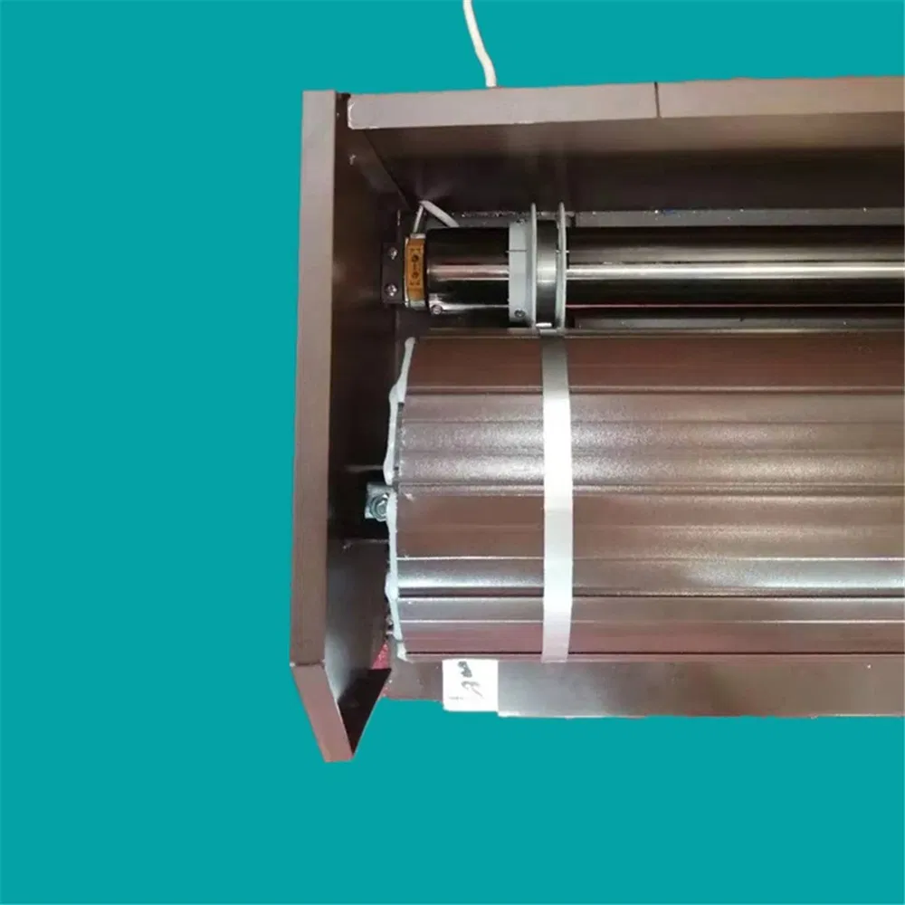 Electric Horizontal Aluminum Roller Shutter Installed on The Roof of The Glass House