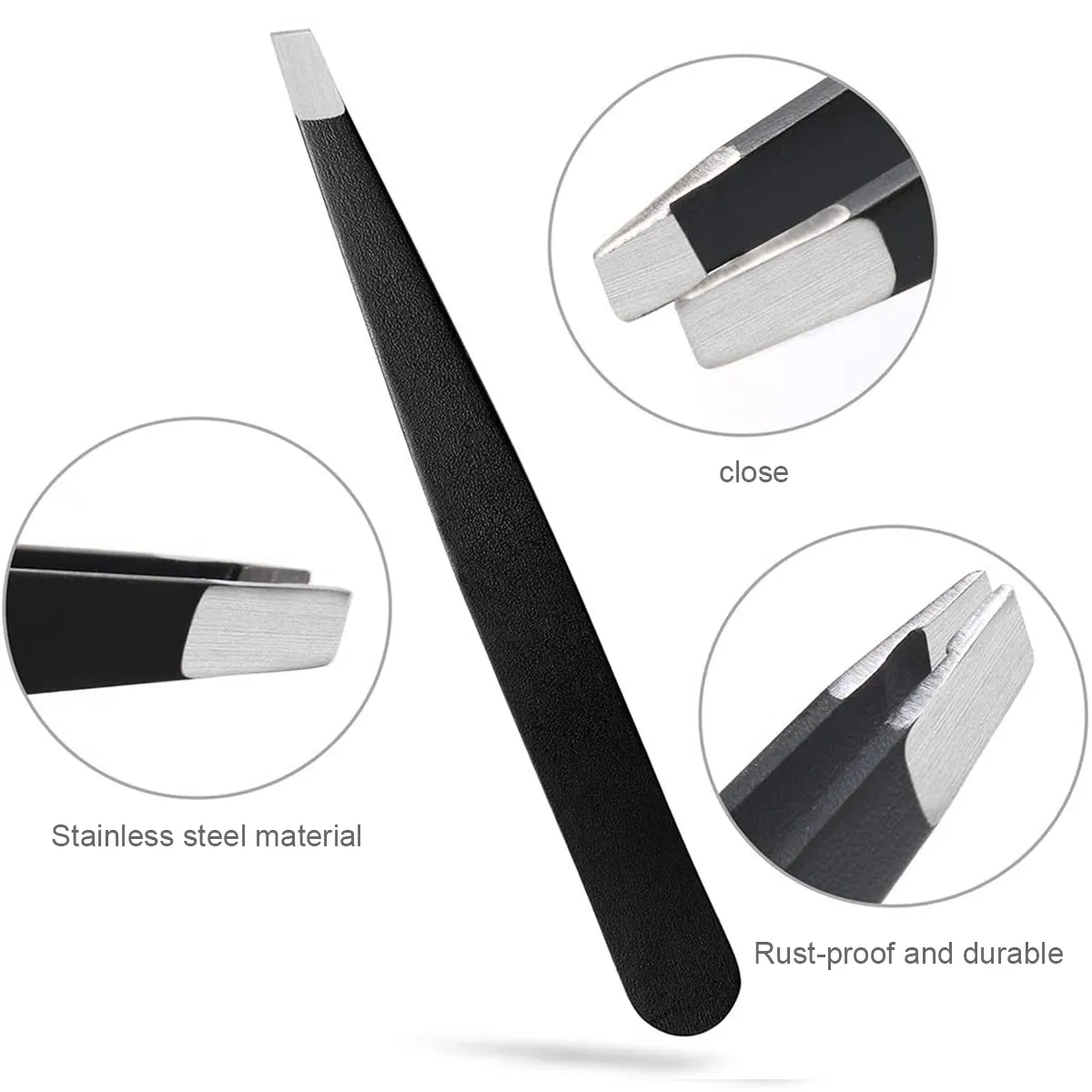 Ultimate Precision Stainless Steel Eyebrow Grooming Kit for Flawless Shaping