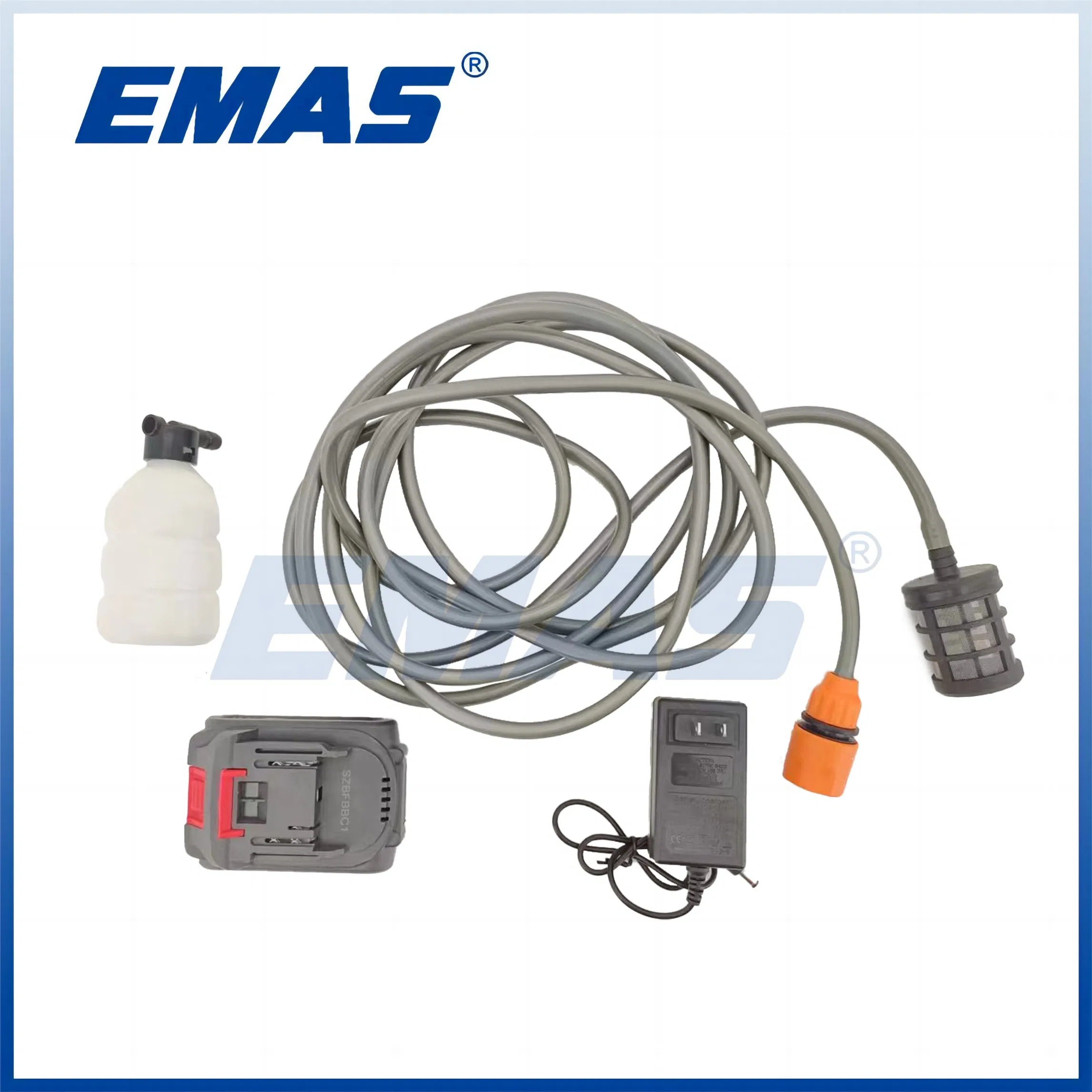 Emas 21V Garden Household High-Pressure Water Gun Wash with Foam Head