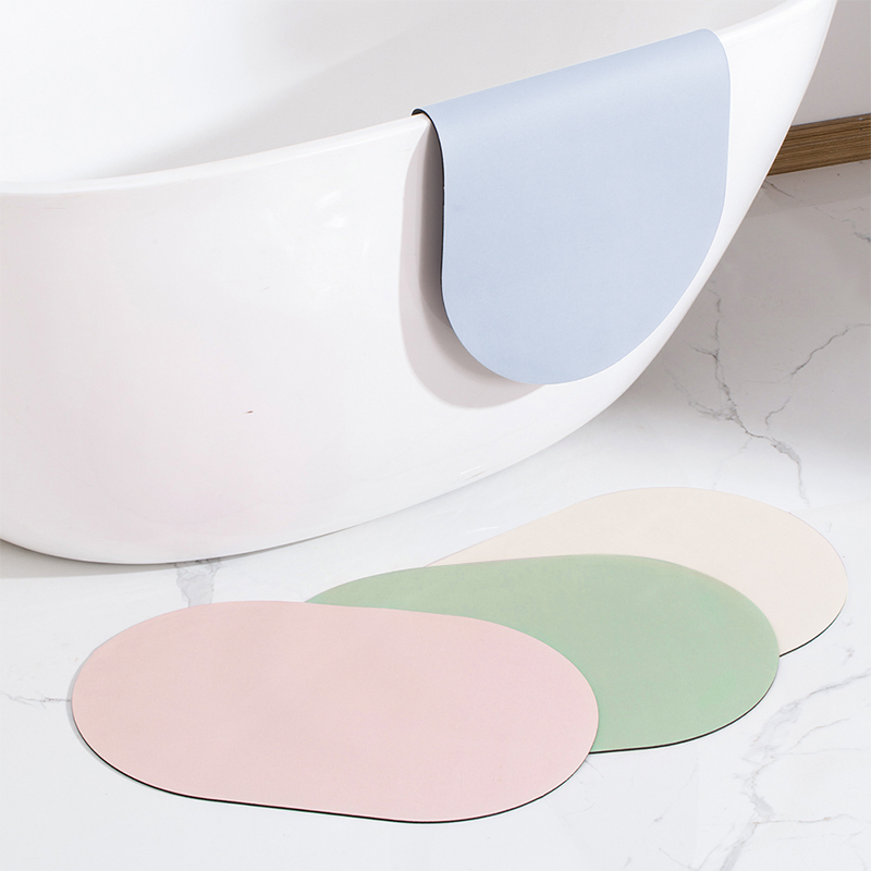 Custom Washable Mould Resistant Anti Non Slip Quick Drying Soft Comfy Super Water Absorbent Floor Shower Bath Bathroom Rug Mat