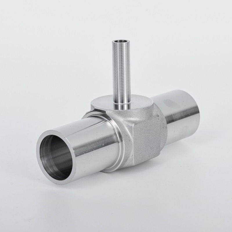 Nai-Lok SS316L Long Reducing Tee UHP Weld Fitting for Specialty Gas & Vacuum Equipment
