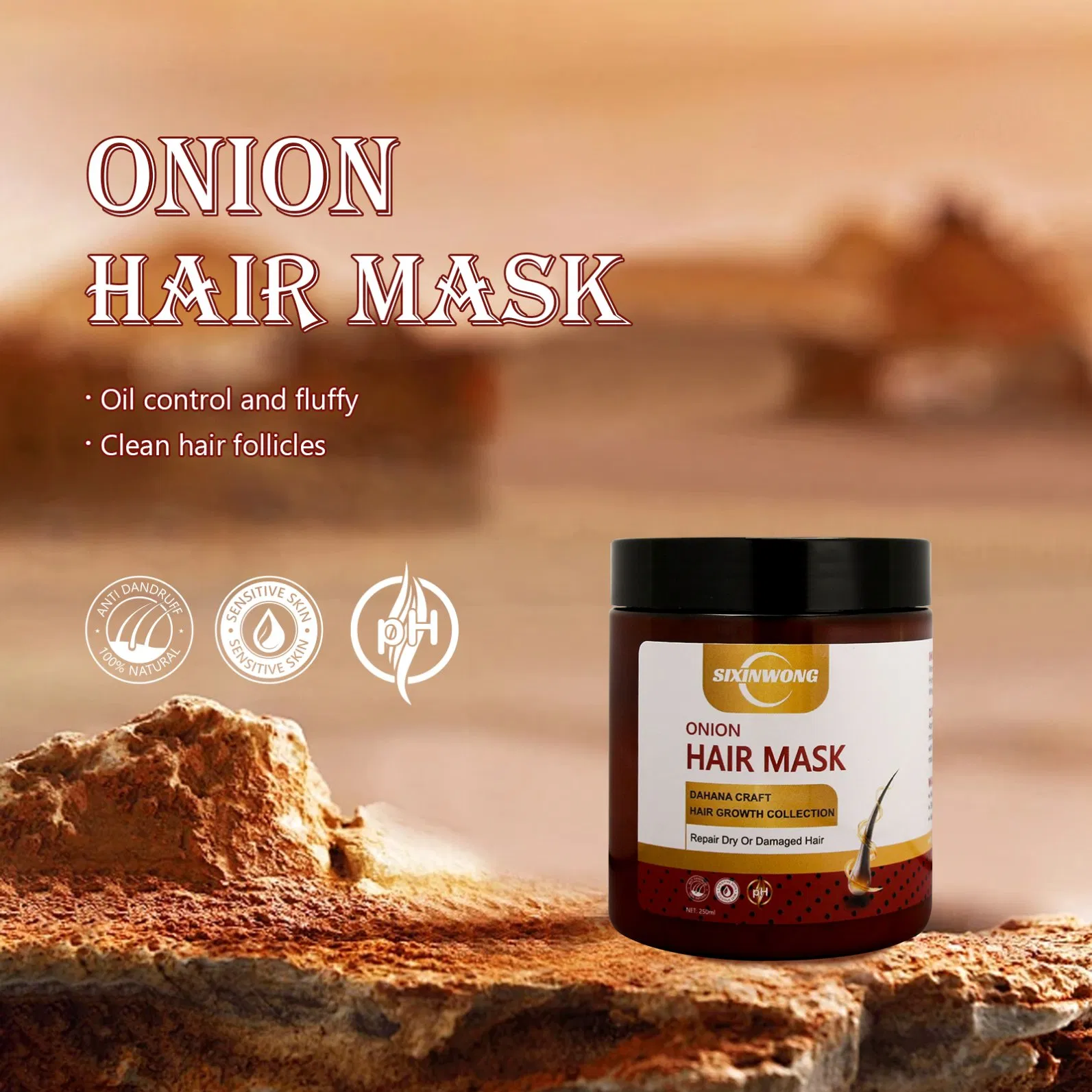 Beauty Cosmetics Skin Care Onion Hair Care Treatment Repair Professional Hair Mask