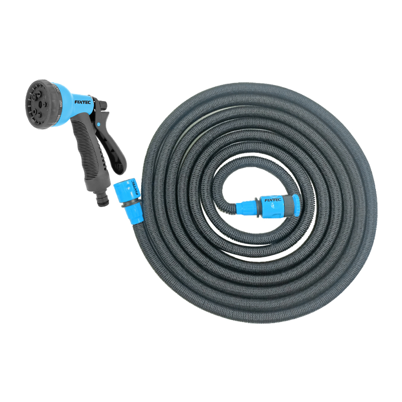 Fixtec 1/2"X15m Soft High Pressure PVC Flexible Garden Hose for Water