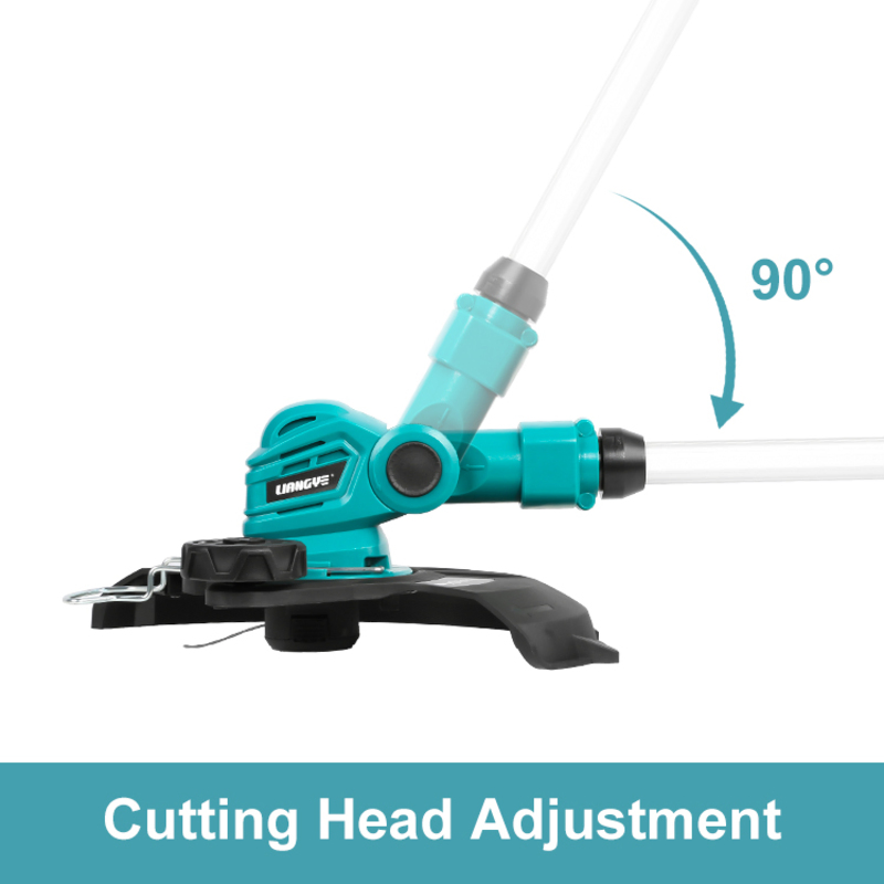 Liangye Lawn Hand Held Cutting Tool 18V Li-ion Battery Cordless Power Grass Trimmer