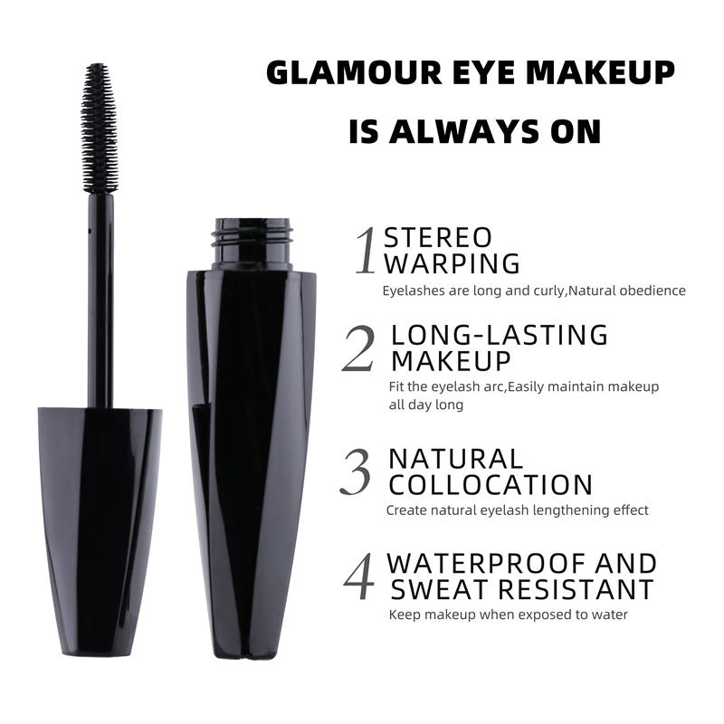 Black Waterproof Long Lasting Smudge-Proof High Quality Brush Head Full Volume Meets Limitless Length Mascara