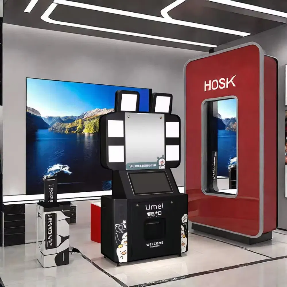 Фотобокс с ИИ и оплатой наличными