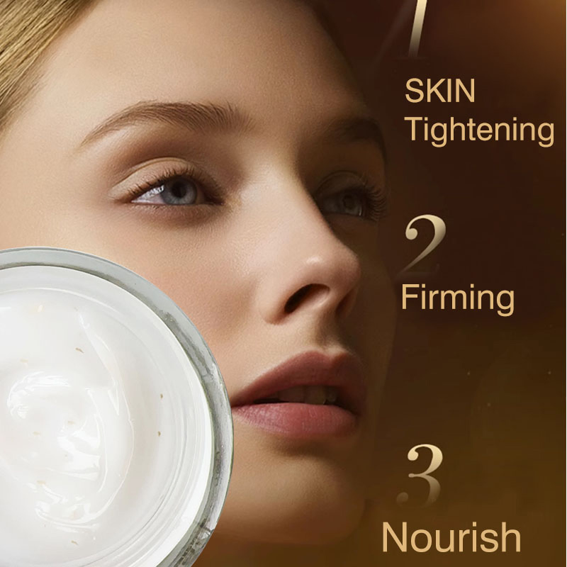 Skin Care 24K Gold Collagen Firming Day Cream Lifting Moisturizing Cream with Hyaluronic Acid