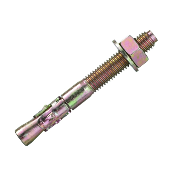 M8 M10 Anchor Bolt Carbon Steel Zinc Hook Wedge Anchor Bolt