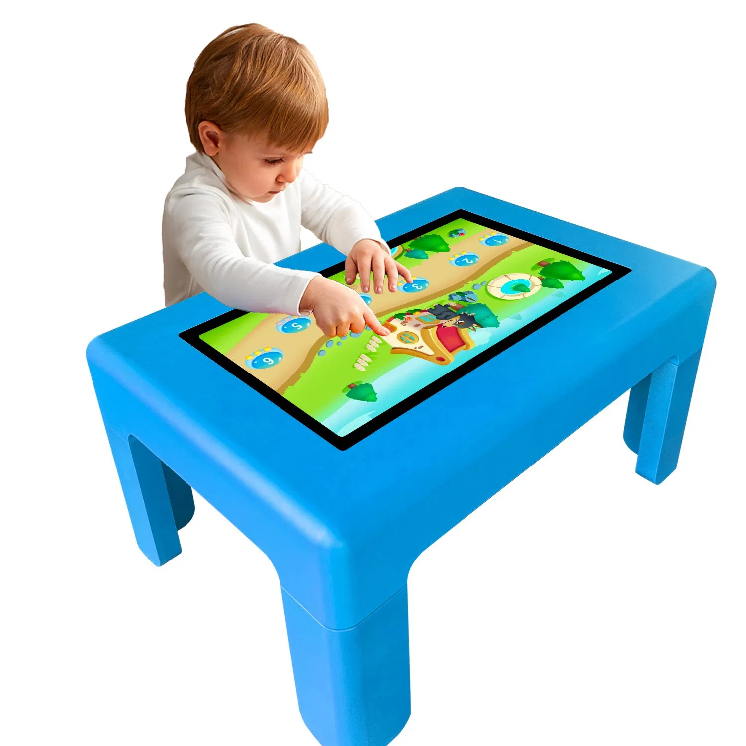 High Brightness LCD Digital Interactive Learning Table for Creative Kids