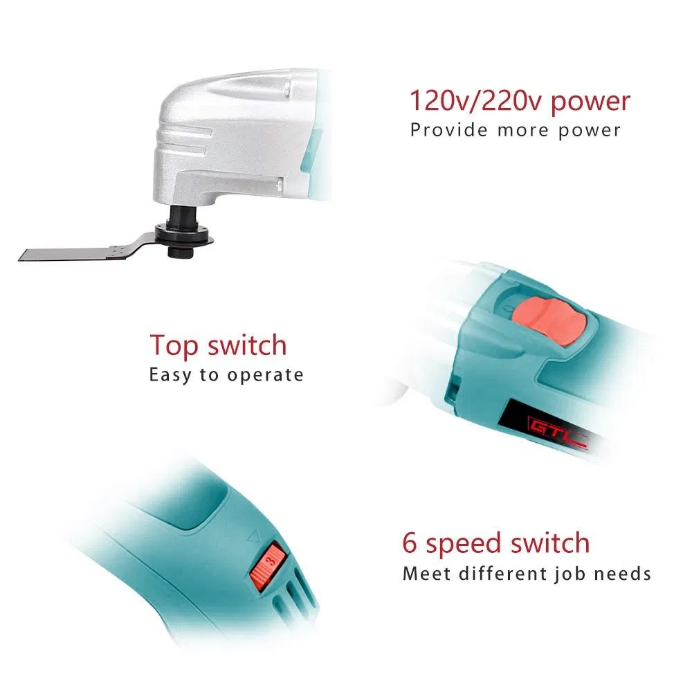 180W Power Tools Oscillating Multi-Tool Kit (MFT017)