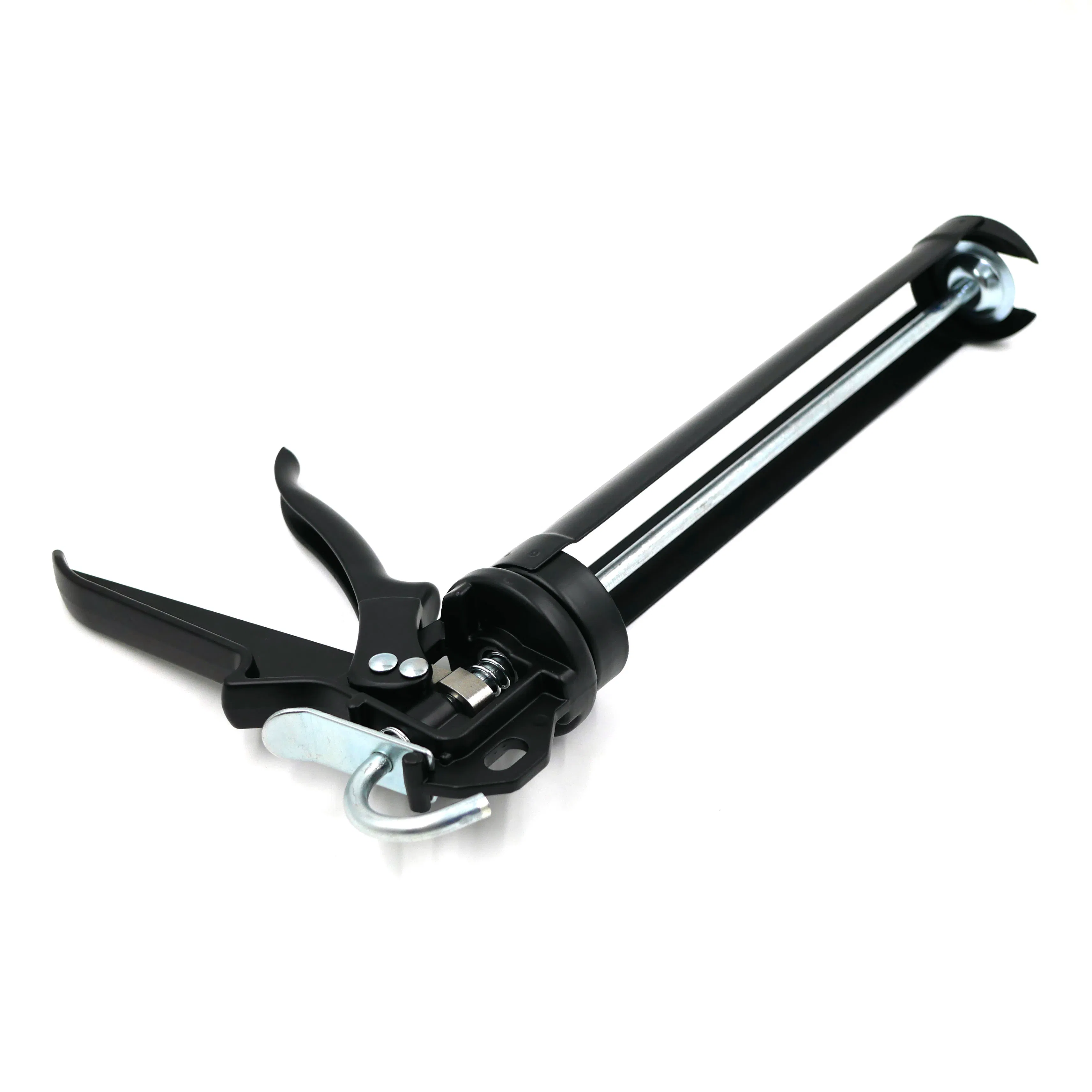 High Quality Metal Manual Black 12inches 400ml Cartridge Caulking Gun