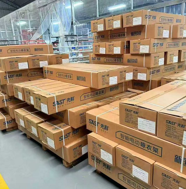 High-Tech Smart Laundry Rack with Ceiling Lift Feature