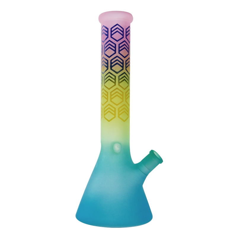 Wholesale 30cm Large Hookah Herb Tobacco Crack 10′ ′ 12′ ′ Crank Slim Dabber Glass Pipes Smoking Oil Burner Glass Pipe