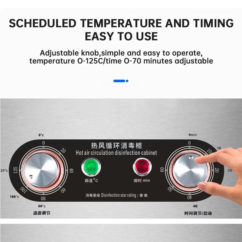 Energy-Saving Commercial High Temperature Disinfection Cabinet Sterilizer for Kitchen Appliance