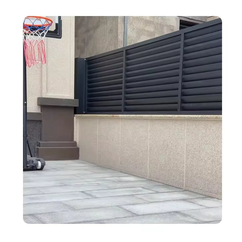 Aluminum Alloy Fence Posts and Rails Complete Set