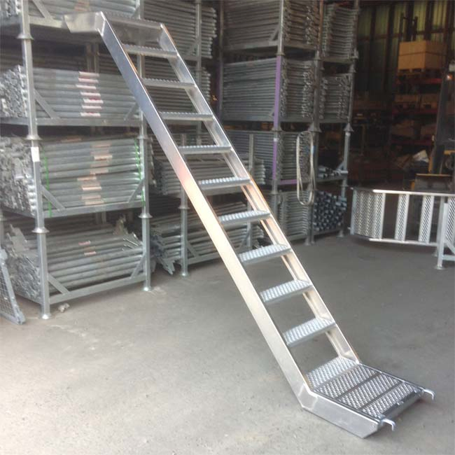 Construction Building Allround Multidirectinal Steel Modular Quick Ring Scaff Scaffolding Aluminum Platform Access Stair Case