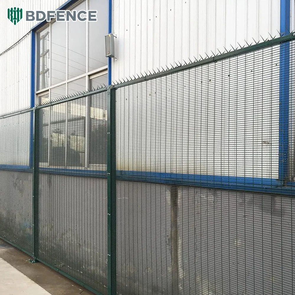 Customized 8 Feet High 358 Anti Climb Fence Powder Coated 358 Security