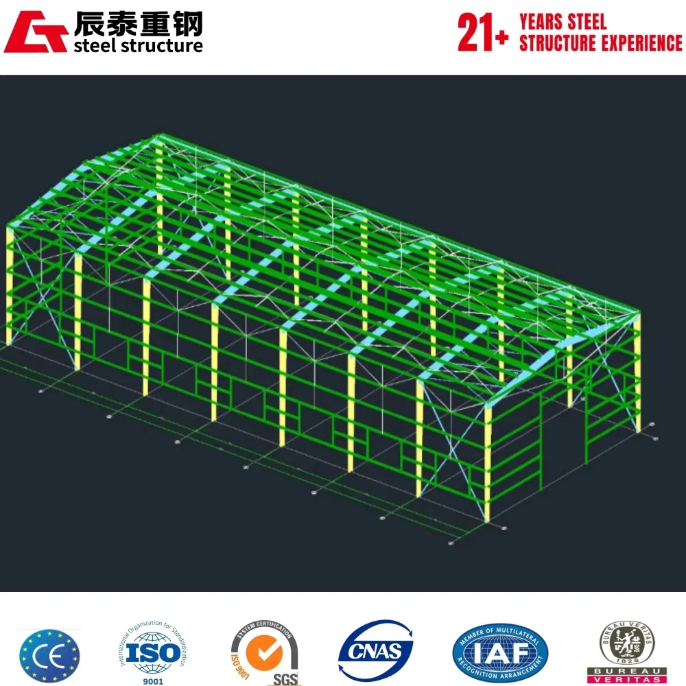 CT Factory Price Prefab Metal Building Warehouse for Steel Structure Industrial Storage