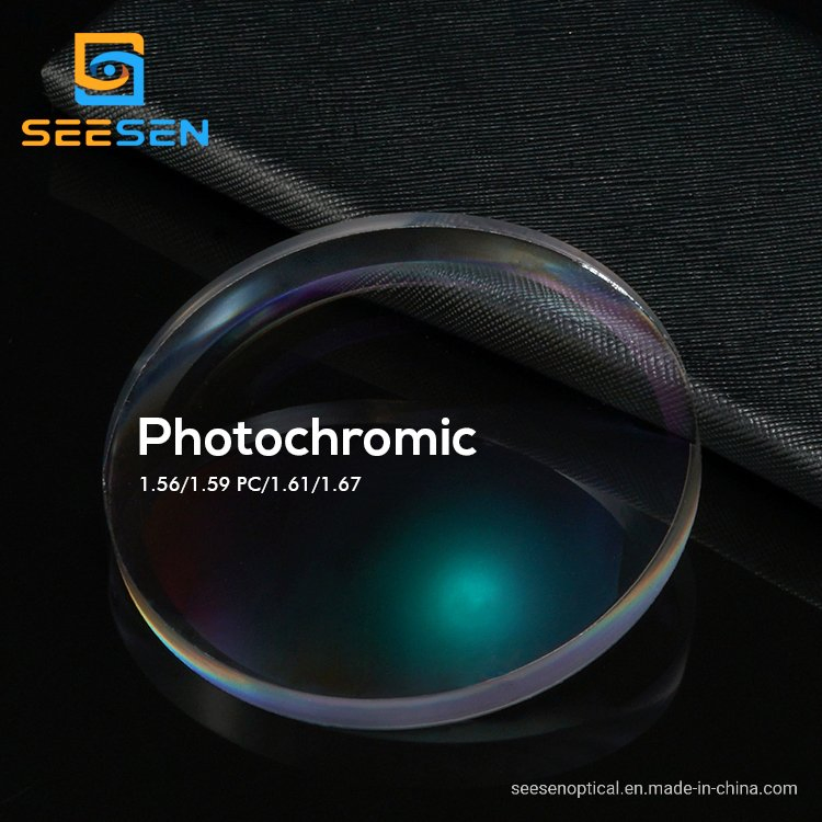 1.59 Polycarbonate Lens Manufacturer Single Vision Photogrey Lenses for Prescription Glasses