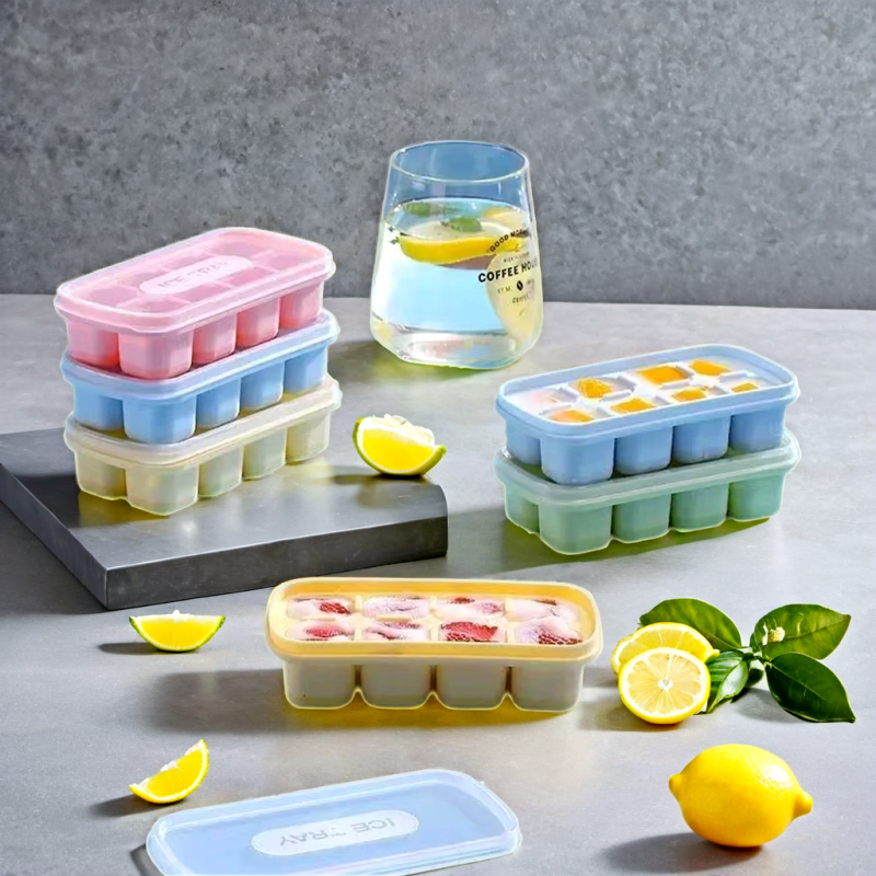 Food-Grade Silicone Homemade Quick-Freezing Containers Ice Cubes Yogurt Boxes Ice-Making Molds